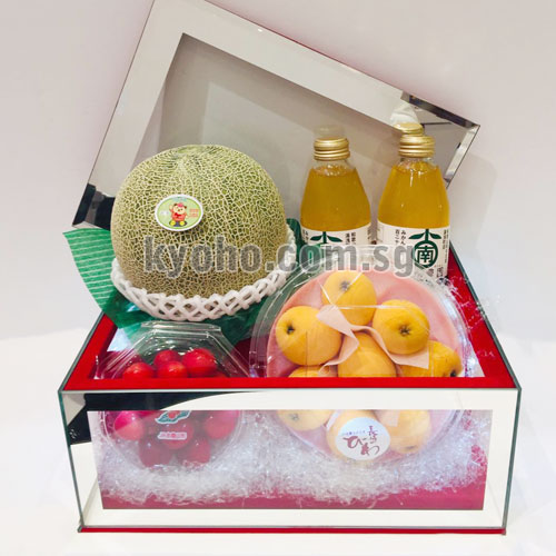 Luxury Glass Box with LED Light - Red