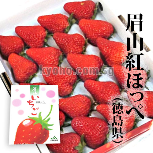 Benihoppei Strawberry | Tokushima Prefecture