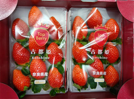 Kodohime Strawberry (New Variety) | Nara Prefecture | Pack 9 Pcs