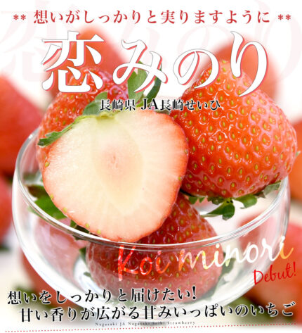 Koiminori Strawberry | (With Branches) | Tokushima Prefecture