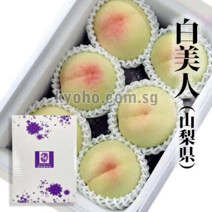 Shiro Bijin Momo | Yamanashi Prefecture | 6 Pcs