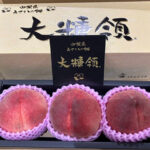 President Misaka Daitouryo Peach | Yamanashi Prefecture | 3 Pcs Gift Box