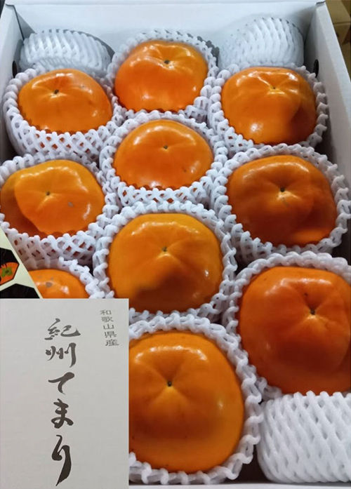 Kishu Demari | Sweet Persimmon (Seedless) | Wakayama Prefecture | 4L Size