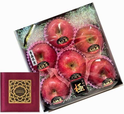 Special Selected Sun Fuji Apple (High Sugar Level with Honey) | Aomori Prefecture | L Size 6 Pcs
