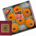Setoka Orange (Seedless) | Ehime Prefecture | 2L Size 6 Pcs Dark Green Box