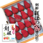Tsurugihime Strawberry "Benihoppe Variety" | Tokushima Prefecture | 16 Pcs