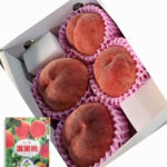 House Grown Peach | Yume Mizuki Variety | Yamanashi Prefecture | 4 Pcs