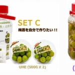 "Gojiro-ume" - Hand-made Ume Syrup | Wakayama Prefecture | Set C