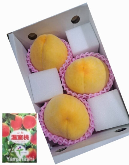 Golden Peach - Kimiko (Premium - Shu Grade) | Yamanashi Prefecture | 3 Pcs