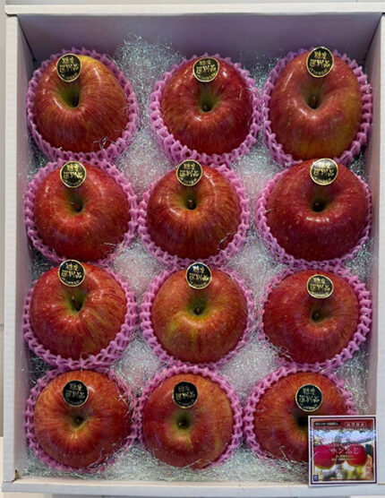 Special Selected Sun Fuji Apple (High Sugar Level with Honey) | Aomori Prefecture | 3L Size 12 Pcs