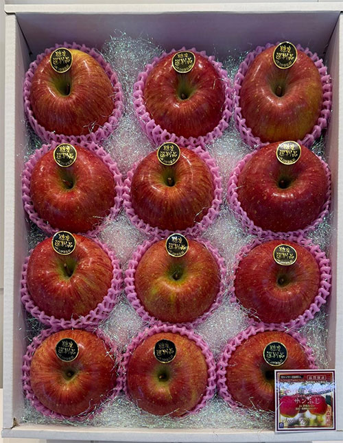 Special Selected Sun Fuji Apple (High Sugar Level with Honey) | Aomori Prefecture | 3L Size 12 Pcs