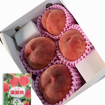 "Yumomoka"- Premium Grade | House Grown Peach | Yamanashi Prefecture | 4 Pcs