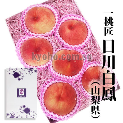 Ichitosho (Yatsushiro) - Premium (Ichinomiya) (Hikawa Variety) | Yamanashi Prefecture | 2L Size 6 Pcs 310g