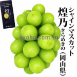 Shine Muscat "Kiramekino" Premium Variety | Okayama Prefecture | 2L Size 620g