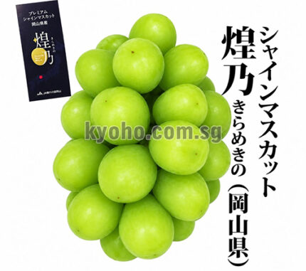 Shine Muscat "Kiramekino" Premium Variety | Okayama Prefecture | 2L Size 620g