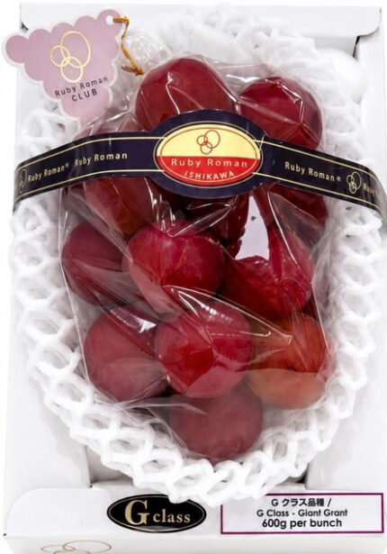 Ruby Roman Grape | Ishikawa Prefecture | G Class | 600g Gift Box