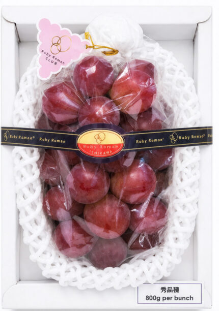 Ruby Roman Grape | Ishikawa Prefecture | Shu Grade | 800g Gift Box