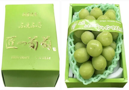 Takumi Shine Muscat Grapes | Premium Quality | Shu Grade | Yamanashi Prefecture | 1 bunch 700g