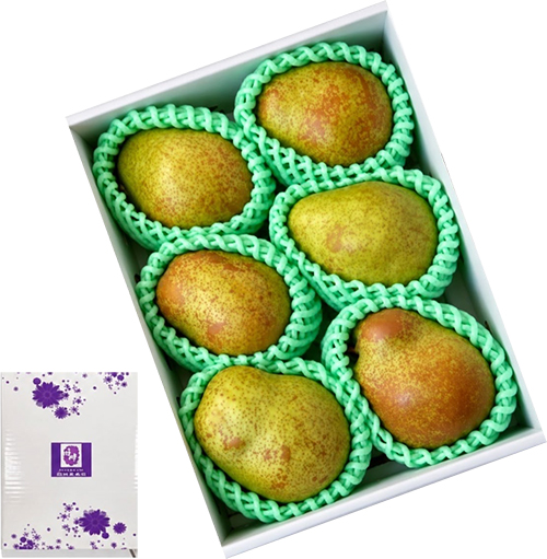 Western Pear | (Flemish Beauty) | Iwate Prefecture | 6 Pcs Western Pear | (Flemish Beauty) | Iwate Prefecture | 6 Pcs